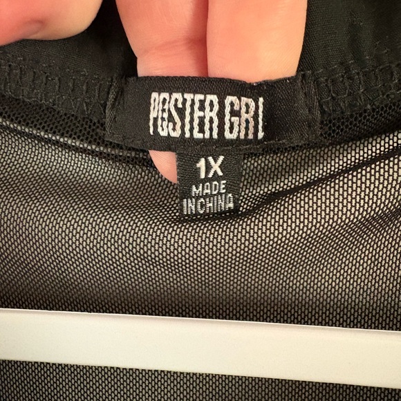 Black Mesh Top - Picture 5 of 5